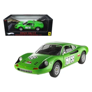 Hot Wheels T6260 - Ferrari Dino 246 GT #83 Diecast Model 1/18 by Hotwheels