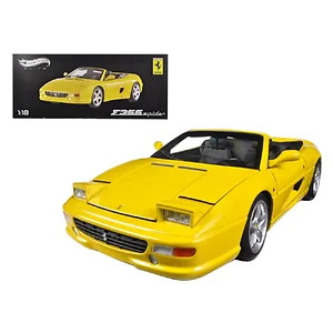 Hot Wheels BLY35 - Hotwheels 1/18 Scale Ferrari F355 Spider Convertible - Yellow