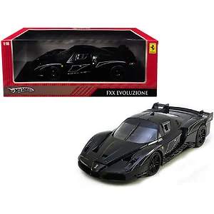 Hot Wheels T6920 - Ferrari FXX Evoluzione Black Diecast Model Car 1/18 Scale