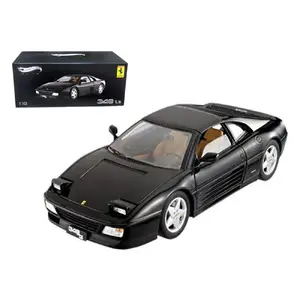 Hot Wheels X5481 - Ferrari 348 TS Elite Black 1/18 Diecast Model by Hotwheels