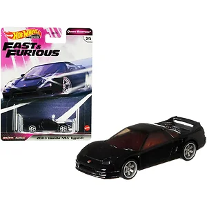 Hot Wheels GJR80 - 2003 Honda NSX Type-R Black Diecast Model by Hot Wheels