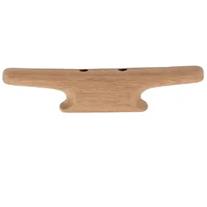 Whitecap 60400 - Teak 4-Inch Cleat for Home and Marine Use