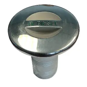 Seadog 351381-1 - Sea-Dog Key Free Stainless Steel Hose Deck Fill - Diesel