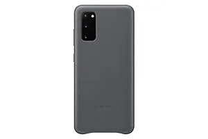 Samsung EF-VG980LJEGUS - Galaxy S20 Leather Cover - Gray