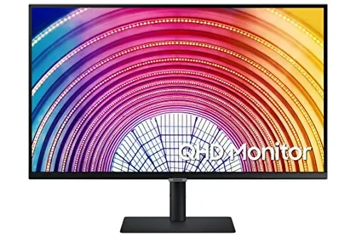 Samsung S24A600NWN - 24-inch QHD IPS Monitor with HDR10 and Stand
