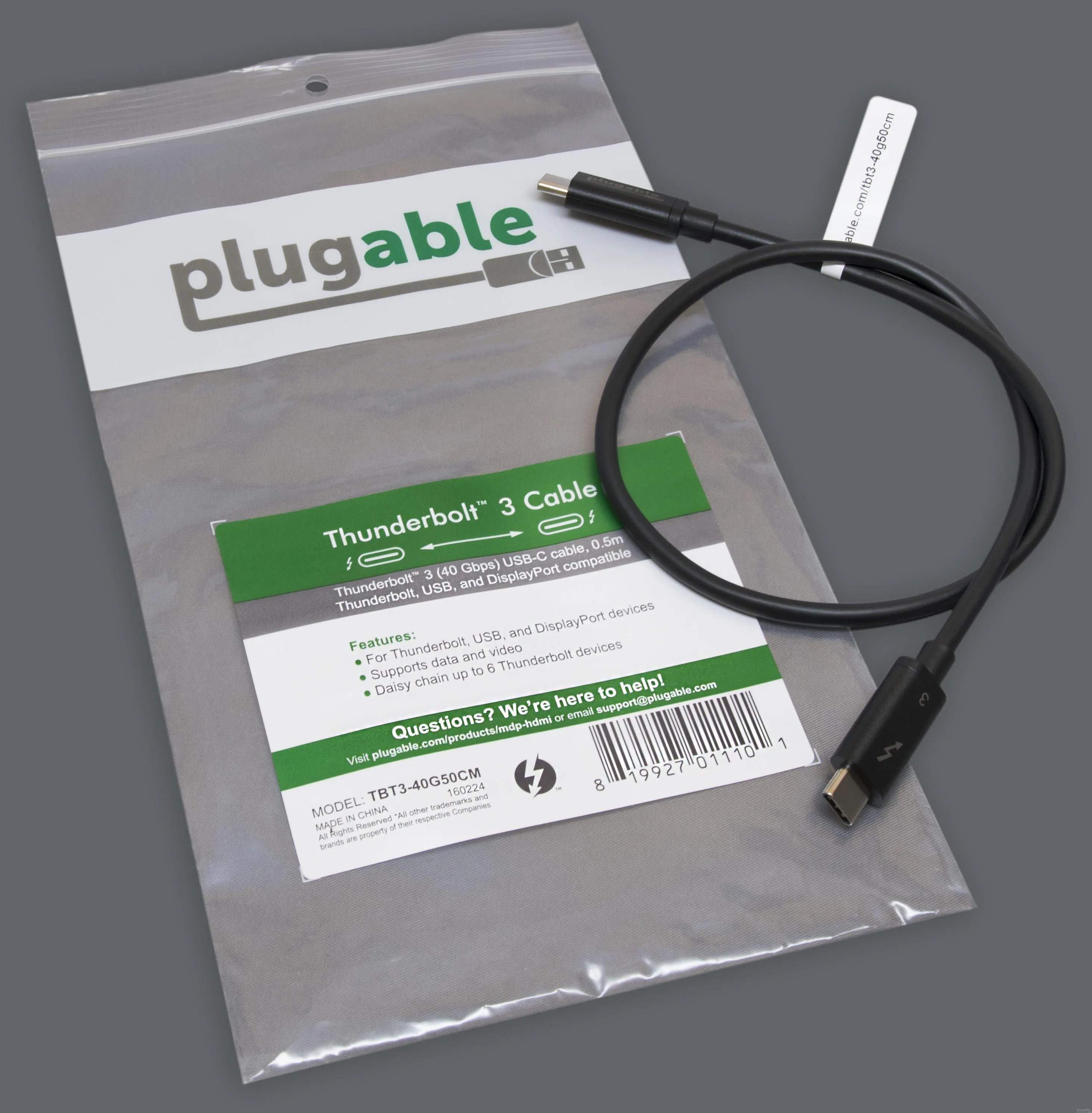 Plugable Technologies-TBT340G50CM
