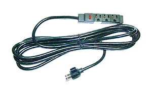 Luxor 00 82005 - 3-Outlet Surge Protector Power Cord with Safety Features