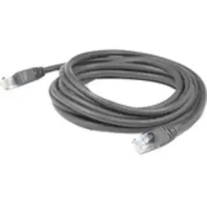 Addon ADD-50FCAT6A-GY - 50FT CAT6A Gray Ethernet Patch Cable - RJ-45 M/M