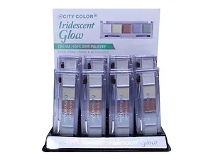 Bulk Buys MK402 - Iridescent Glow Cream Highlight Palette Display