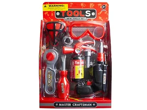Bulk Buys KL863 - Kid's Tool Play Set with Realistic Accessories