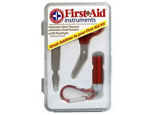 Bulk Buys DA290 - Comprehensive First Aid Kit with Flashlight & Tools