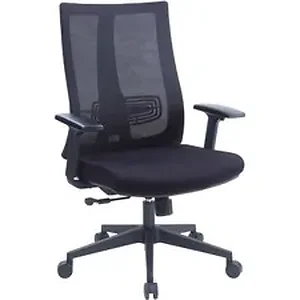 Lorell LLR 42174 - High-Back Molded Seat Chair - Fabric Seat