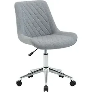 Lorell LLR 68547 - Low Back Office Chair - Gray Plywood, Fabric Seat - Gray Plywood, Fabric Back - Low Back - 1 Each