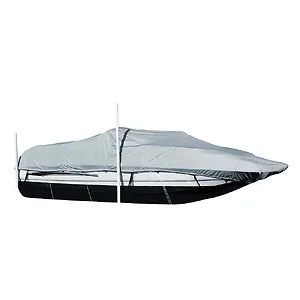 Covercraft 95124S-11 - Carver Sun-DURA® Styled-to-Fit Boat Cover f/24.5' Sterndrive Deck Boats w/Walk-Thru Windshield - Grey