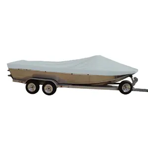 Covercraft 79120XS-11 - Carver Sun-DURA® Extra Wide Series Styled-to-Fit Boat Cover f/20.5' Sterndrive Aluminum Boats w/High Forward Mounted Windshield - Grey