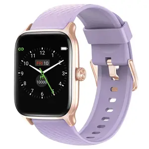 Letsfit 843785125410 - EW1 Bluetooth Smart Watch - Light Purple/Gold