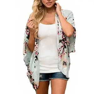 Claudia G Collection A9099.XL - Stylish Summer Kimono Top in Extra Large Size