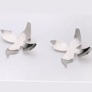 Claudia G Collection E9007.2 - Amelia Silver Floral Earrings - Elegant Design