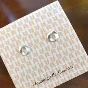 Claudia G Collection E9100 - Elegant Silver Plated Oracle Earrings for Every Occasion