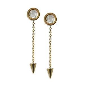Claudia G Collection E8029.1 - Elegant Gold Plated Drop Earrings