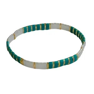 Claudia G Collection B9022.14 - Color Craze Green and White Bracelets for Kids