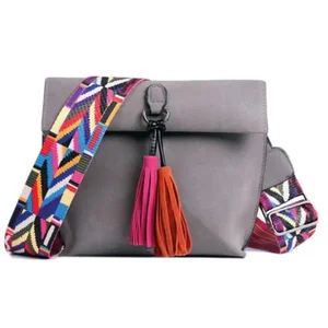 Claudia G Collection H0063.1 - Stylish Grey Brandy Crossbody with Versatile Strap