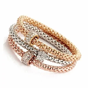 Claudia G Collection N9028.8 - Elegance in Metal Bracelet Set - 3 Piece Collection