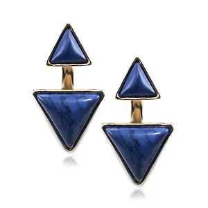 Claudia G Collection E8003.2 - Sapphire Gypsy Drop Earrings with Versatile Design