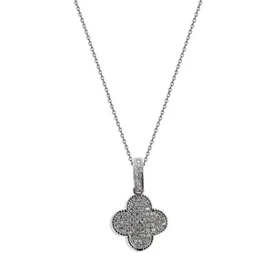 Claudia G Collection C3503 - Elegant Faith Pendant Necklace in Stainless Steel