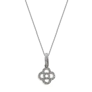 Claudia G Collection C3508 - Elegant Zirconia Charm Necklace
