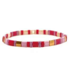 Claudia G Collection B9022.9 - Vibrant Red and Pink Color Craze Bracelets for Kids