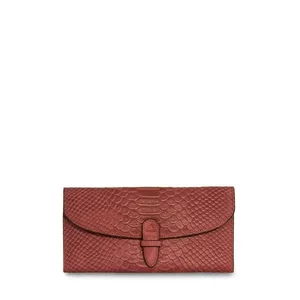 Claudia G Collection W2009.2 - Elegant Red Leather Wallet and Phone Case Combo