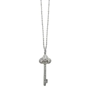 Claudia G Collection N6032 - Elegant Trust Necklace with Dazzling Crystal Accent