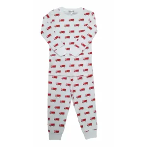 Benben Apparel PFT - Fire Truck Themed Pajamas for Toddlers - Size 3T