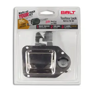 Bolt 7022698 - Heavy-Duty Bolt Toolbox Latch for Ford Trucks