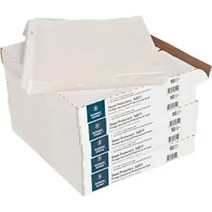 Business Source BSN 16511 - Top-Loading Poly Sheet Protectors - 5 mil Thickness - For Letter 8 1/2 x 11 Sheet - Rectangular - Clear - Polypropylene - 50 / Box