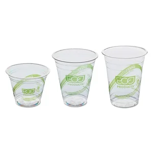 Eco-products,inc. EP-CC16-GS - 16 Oz Clear Corn Plastic Cold Cups - Eco-Friendly