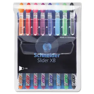 Apc - Schneider Electric 151101 - ViscoGlide Slider Ballpoint Pen - Black Ink, 10-Box