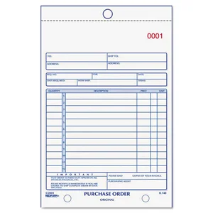 Rediform Office Products 1L140 - Carbonless Purchase Order Book - 5.5" x 7.88"