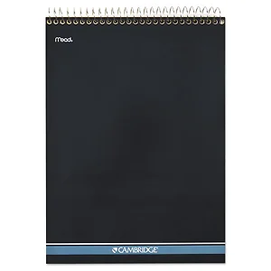 Mead Products 59880 - Wire Bound Notepad - Stiff Back, 70 Sheets, Legal Ruled