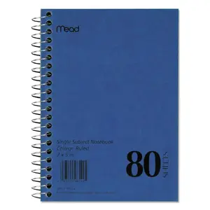 Mead Products 06544 - Collegiate Ruled Durapress Notebook, 9.5" x 6"