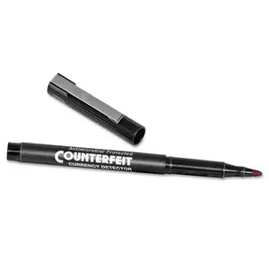 Mmf Industries 200045112 - Counterfeit Currency Detection Pen, 12-Pack, Black