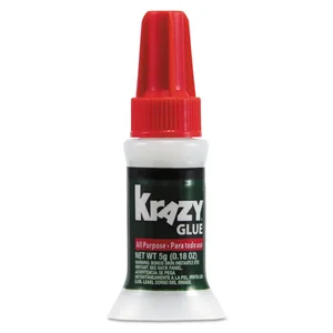 Elmer's Products, Inc. KG94548R - Krazy Glue Brush-On Adhesive, Clear, 0.18 Oz
