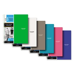 Mead Products 06050 - Trend 3 Subject Wirebound Notebook - Assorted Covers