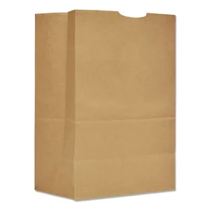 Gen 51041 - 20LB White Paper Grocery Bags - 500 Count