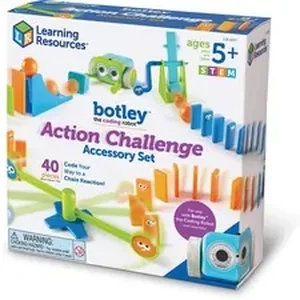 Learning Resources LRN LER2937 - Botley the Coding Robot Action Challenge Accessory Set - Theme/Subject: Learning - Skill Learning: STEM, Coding, Navigation, Critical Thinking, Physics, Force, Motion - 5 Year & Up - 41 Pieces - Multi