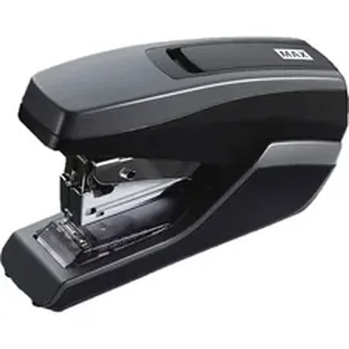 Max Co Ltd MXB HD91662 - MAX HD-55FL Half-strip Stapler - 35 Sheets Capacity - 100 Staple Capacity - Half Strip - 24/6mm, 26/6mm Staple Size - Gray, Black