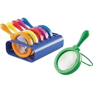 Learning Resources LRN LER2884 - Jumbo Magnifiers Set - Theme/Subject: Learning - Skill Learning: Science, Observation, Exploration, Science Experiment - 3 Year & Up