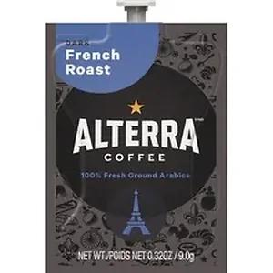 Lavazza MDK A184 - Alterra French Roast Coffee - Compatible with Flavia - Regular - French Roast - Dark - 100 / Carton