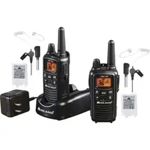 Midland MRO LXT600BB - LXT600BB FRS Business Radio Bundle - 36 Radio Channels - 22 FRS - Silent Operation, Hands-free - Nickel Metal Hydride (NiMH)